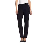 Gloria Vanderbilt Amanda - Pantalones vaqueros ajustados para mujer, talla grande, color negro, 18 W