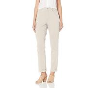 Gloria Vanderbilt Amanda - Vaqueros clásicos de Pernera Estrecha y Tiro Alto, para Mujer, Madera Piedra., 10 US