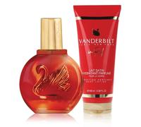 Gloria vanderbilt in red - set de regalo para mujer con perfume spray