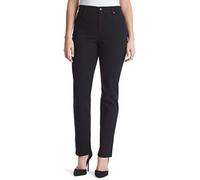 Gloria Vanderbilt Women's Amanda Classic High Rise Tapered Jean Petite, Black, 18