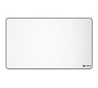 GLORIOUS Gaming Alfombrilla de Tela (XL extendida) - Bordes cosidos, Superficie Lisa para Velocidad y Control, Base Antideslizante, Lavable a máquina, Grande (610 x 360 x 3 mm) - Blanco
