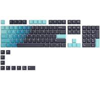 Glorious Gaming 114 keycaps GPBT - Perfil Cherry, plástico PBT superduradero, estética llamativa, sonido superior, indelebles, distribución inglesa de EE. UU. - Celestial Ice