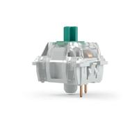Glorious Gaming 120 switches para teclado mecánico Gateron (verde) - Compatibles con LED SMD, clicky y táctiles para tecleo preciso, 80 g de acción, fijación de 3 pines - Verde Gateron