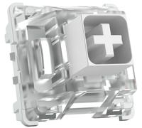 GLORIOUS Gaming 120 switches para Teclado mecánico Kailh (Blanco) - Clicky y rápidos, 45 g de acción, a Prueba de Agua y Polvo, fijación de 3 Pines, Compatible con LED SMD, Formato Box - Blanco Kailh