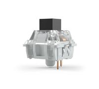 Glorious Gaming 120 switches para teclado mecánico Kailh (negro) - Lineales y fluidos, 45 g de acción, a prueba de agua y polvo, fijación de 3 pines, compatible con LED SMD, formato Box - Negro Kailh