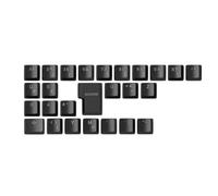 GLORIOUS Gaming 26 keycaps de Doble inyección ABS (distribución Alemana) - Diseño de Doble Molde, indeleble, Apto para RGB, Etiquetas nítidas, mecanismos MX, distribución Distribución QWERTZ alemán