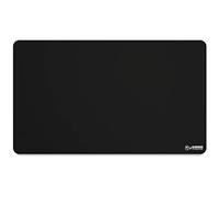 Glorious Gaming Alfombrilla de tela (XL extendida) - Bordes cosidos, superficie lisa para velocidad y control, base antideslizante, lavable a máquina, grande (610 x 360 x 3 mm) - Negro