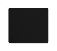Glorious Gaming Alfombrilla de tela (XL pesada) - Bordes cosidos, superficie lisa para velocidad y control, base antideslizante, lavable a máquina, grande (460 x 410 x 5 mm) - Negro discreto