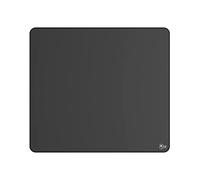 Glorious Gaming Alfombrilla Elements Ice - Superficie de Tela revestida en Vidrio para Velocidad y precisión, Bordes cosidos, Base Antideslizante, fría al Tacto, Ice (430 x 380 x 3 mm) - Negro