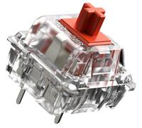 Glorious Gaming - Fox Linear Switches (110 pzs) para teclados mecánicos, preengrasados, switches Rojos silenciosos para teclados con Hot Swap, RGB máx para retroiluminación, compatibles con Cherry MX