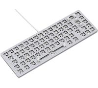 Glorious Gaming GMMK 2 Compact (65%) Barebones (solo carcasa) - Carcasa de teclado gaming mecánico, compacta TKL (65%), aluminio, personalizable, RGB, distribuciones internacional / ISO - Blanco