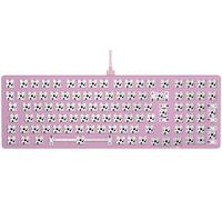 Glorious Gaming GMMK 2 Full Size (96%) Barebones (solo carcasa) - Carcasa de teclado gaming mecánico, completa (96%), aluminio, personalizable, RGB, distribuciones internacional / ISO - Rosa