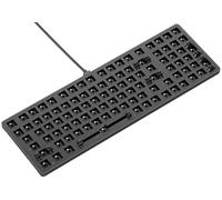 Glorious Gaming GMMK 2 Full Size (96%) Barebones (solo carcasa) - Carcasa de teclado gaming mecánico, completa (96%), aluminio, personalizable, RGB, distribuciones americano / ANSI - Negro