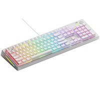 Glorious Gaming GMMK 3 anpassat mekaniskt gamingtangentbord, 100% fullstorlek, modulärt packningssystem, doubleshot PBT-tangenter, aluminiumplatta, utbytbara 3- Och 5-stiftsbrytare, USA QWERTY - Vit