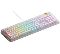 GLORIOUS Gaming GMMK 3 HE Med dynamiska avtryckare, Hall Effect, 8K uppdateringsfrekvens, MX- Och magnetbrytare, 100% fullstorlek, modulärt packningssystem, doubleshot PBT-tangenter, USA QWERTY - Vit