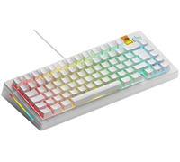 GLORIOUS Gaming GMMK 3 HE: Teclado Respuesta rápida, Hall Effect, sondeo 8K, switches magnéticos y mecánicos MX, Teclado 75% Hot Swap, Juntas modulares, PBT Doble inyección, AZERTY francés - Blanco