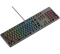 Glorious Gaming GMMK Full Size 100%, Barebones (solo carcasa) - Teclado gaming mecánico, RGB por tecla, hot swap y personalizable, distribuciones americano / ANSI - Negro