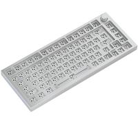 Glorious Gaming GMMK Pro 75% Barebones (Solo Carcasa) - Teclado Gaming mecánico Modular, TKL, Carcasa de 1,5 kg, RGB, Personalizable, switches de 5 Pines, distribuciones Americano/ANSI - Blanco