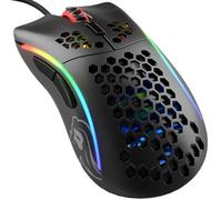 Glorious Gaming Model D- (Pequeño) Ratón Gaming con Cable - 61 g superligero, diseño Colmena, RGB, ergonómico, Sensor Pixart 3360, switches de Omron, Deslizadores de PTFE, 6 Botones - Negro Mate