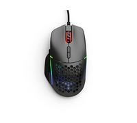 Glorious Gaming Model I - Ratón para Juegos con Cable, 69 g, superligero, 2 Botones Intercambiables, RGB, Patas de PTFE, 9 Botones programables, reposamuñecas Lateral, Color Negro