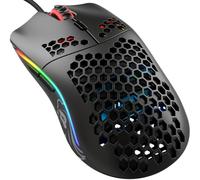 Glorious Gaming Model O- (Pequeño) Ratón gaming con cable - 58 g superligero, diseño colmena, RGB, sensor Pixart 3360, ambidiestro, switches de Omron - Negro mate