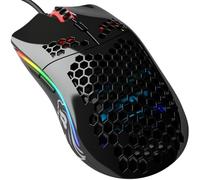 Glorious Gaming Model O Ratón gaming con cable - 67 g superligero, diseño colmena, RGB, sensor Pixart 3360, switches de Omron, ambidiestro - Negro brillante