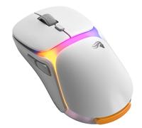 Glorious Gaming Model O3: ratón gaming inalámbrico, batería intercambiable InfinitePlay, sondeo a 8K, switches ópticos de 130 millones de clics, ultraligero de 66 g, sensor óptico 30K DPI, RGB. Blanco