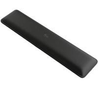 Glorious Gaming Reposamuñecas acolchado para teclado (completo, 25mm grueso) - Bordes cosidos, superficie lisa, base de goma antideslizante, firmeza media, 440 x 100 x 25mm - Negro discreto