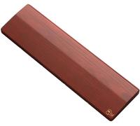 Glorious Gaming Reposamuñecas de madera para teclado (TKL) - Fresno blanco, superficie lisa, antisudor y antisuciedad, base de goma antideslizante, 360 x 100 x 19 mm - Roble dorado