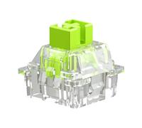 Glorious Gaming switches clicky Raptor (36 pzs), switches magnéticos HE con Hot Swap para teclados mecánicos Gaming, Transparentes para el RGB óptimo, preengrasados, Barra prémium para Sonido Grave