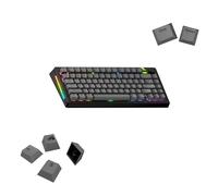 Glorious Gaming - Teclas GPBT Basics en PBT, 8 Colores, Armor Grey, sublimación de Pintura, para teclados mecánicos Personalizables de formatos 100%,75%,65% y 60%,distribución QWERTY Estadounidense