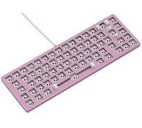 GLORIOUS Gaming GMMK 2 Compact (65%) Barebones (Solo Carcasa) - Carcasa de Teclado Gaming mecánico, compacta TKL (65%), Aluminio, Personalizable, RGB - Distribución Europea/Internacional ISO - Rosa