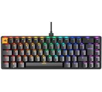 GLORIOUS Gaming GMMK 2 Compact 65% - Teclado Gaming mecánico, Compacto TKL 65%, Carcasa de Aluminio, Personalizable, keycaps Dobles, switches Fox, RGB, distribuciones QWERTY español - Negro