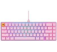 GLORIOUS GMMK 2 Compact 65% Teclado Mecánico Hot Swap QWERTY US (Rosa)