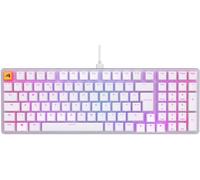 Glorious Gaming GMMK 2 Full Size (96%) - Teclado gaming mecánico, carcasa de aluminio, personalizable, keycaps dobles, switches Glorious Fox, RGB, distribuciones QWERTY inglés - Blanco