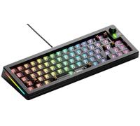 Glorious Gaming GMMK 3 Barebones Kit de Teclado Gaming Personalizado, Teclado mecánico 65%, Juntas modulares, switches Hot Swap 5 Pin MX, Espuma fonoabsorbente, Placa de Aluminio, ANSI - Negro