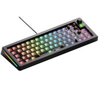 GLORIOUS GMMK 3 Compact 65% Barebones Carcasa de Teclado Modular ISO | Placa superior de aluminio resistente, retroiluminación vibrante por tecla, acepta mecanismos de cinco pines, formato duro
