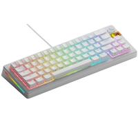 GLORIOUS GMMK 3 HE Teclado Inalámbrico 65% QWERTY US (Blanco) | Tecnología Hall Effect rápida, tasa de sondeo 8000Hz, switches magnéticos Fox, junta modular muy flexible, diseño de calidad