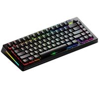 GLORIOUS Gaming GMMK 3 Pro: Teclado inalámbrico, Bluetooth y 2,4 GHz, switches con Hot Swap MX, Carcasa de Aluminio y Juntas modulares, Teclas de Doble inyección, TKL 75%, QWERTY EE. UU. - Negro