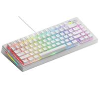 Glorious Gaming GMMK 3 anpassat mekaniskt gamingtangentbord, 75% TKL, modulärt packningssystem, doubleshot PBT-tangenter, aluminiumplatta, utbytbara 3- Och 5-stiftsbrytare, USA QWERTY - Vit