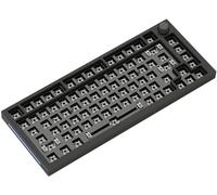 GLORIOUS GMMK Pro 75% Barebones Carcasa de Teclado Modular ANSI (Negro) | Placa superior de aluminio resistente, retroiluminación vibrante por tecla, acepta mecanismos de cinco pines, formato duro
