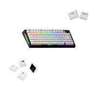 Glorious Gaming - Teclas GPBT Basics en PBT, 8 Colores, Classic White, sublimación de Pintura, para teclados mecánicos Personalizables de formatos 100%,75%,65% y 60%,distribución QWERTY inglés