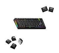 Glorious Gaming - Teclas GPBT Basics en PBT, 8 colores, Classic Black, sublimación de pintura, para teclados mecánicos personalizables de formatos 100%,75%,65% y60%, distribución QWERTY estadounidense