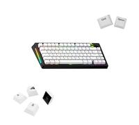 GLORIOUS GPBT Basics Keycaps PBT Superduradero QWERTY US (Classic White)