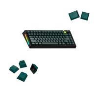 Glorious Gaming - Teclas GPBT Basics en PBT, 8 Colores, Totem Green, sublimación de Pintura, para teclados mecánicos Personalizables de formatos 100%,75%,65% y 60%,distribución QWERTY Estadounidense
