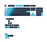 Glorious Gaming - Teclas GPBT Gradient en PBT no decolorable (Celestial Ice), aptas para teclados mecánicos Custom de formatos 100%, 75%, 65% y 60%, distribución QWERTY Estadounidense