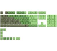 Glorious Gaming 115 keycaps GPBT - Perfil Cherry, plástico PBT superduradero, estética llamativa, Sonido Superior, tipografía Original, distribución Inglesa de EE. UU. - Oliva