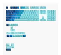 GLORIOUS GPBT Keycaps PBT Superduradero Perfil Cherry QWERTZ DE (Ocean)