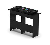 Glorious Mix Station 2 - Para 2 tocadiscos o reproductor de CD y 1 mesa de mezclas de hasta 14 pulgadas de ancho o un controlador de DJ con portátil, salidas de cable en la parte frontal y las placas laterales.