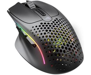 GLORIOUS Model I 2 Wireless Ratón Gaming Ergonómico Multibotón (Negro) | Conectividad híbrida 2.4 GHz y Bluetooth, sensor BAMF 2.0 26K, 9 botones programables, switches 80M clics, batería larga